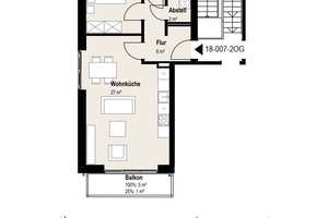 SEELHORST | NEUBAU Erstbezug | helle 2-Zi-DG-Whg im Aufwind-Quartier  – Mergenthalerweg  18, 30519 Seelhorst, Hannover – Vorschaubild 8