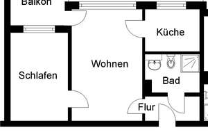 Wohnen ab 60 Jahren mit WBS in Köln Niehl – Pohlmanstr. 13, 50735 Niehl, Köln – Vorschaubild 2