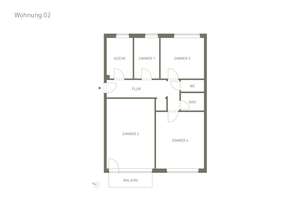 Schöne 4-Zimmer-Wohnung mit Balkon in ruhiger Lage – Dernauer Straße 20a, 22047 Wandsbek (Ortsteil), Hamburg – Vorschaubild 9