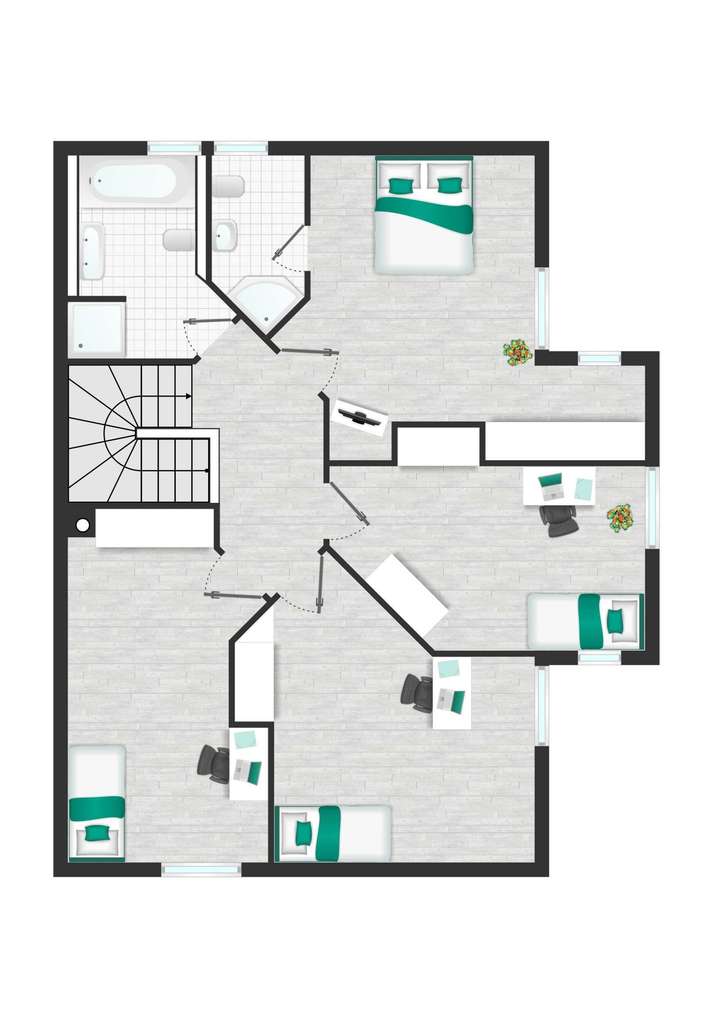 GR DHH 5 Zi 135 m² DG 001