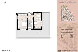 **Erstbezug** Große 2-Raum-Wohnung mit Terrasse in Dresden-Friedrichstadt – Friedrichstraße  60, 1067 Friedrichstadt, Dresden – Vorschaubild 9
