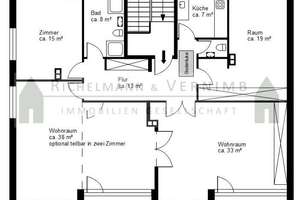 Courtagefrei: Außergewöhnlich viel Raum unter dem Dach – 141 m² Wohnung plus ca. 50 m² ausbau... – Die vollständige Adresse der Immobilie erhältst du vom Anbieter., 22559 Rissen, Hamburg – Vorschaubild 15