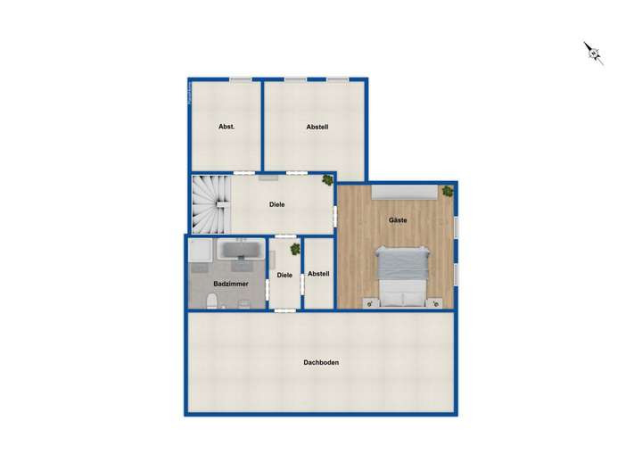 Grundriss Dachgeschoss