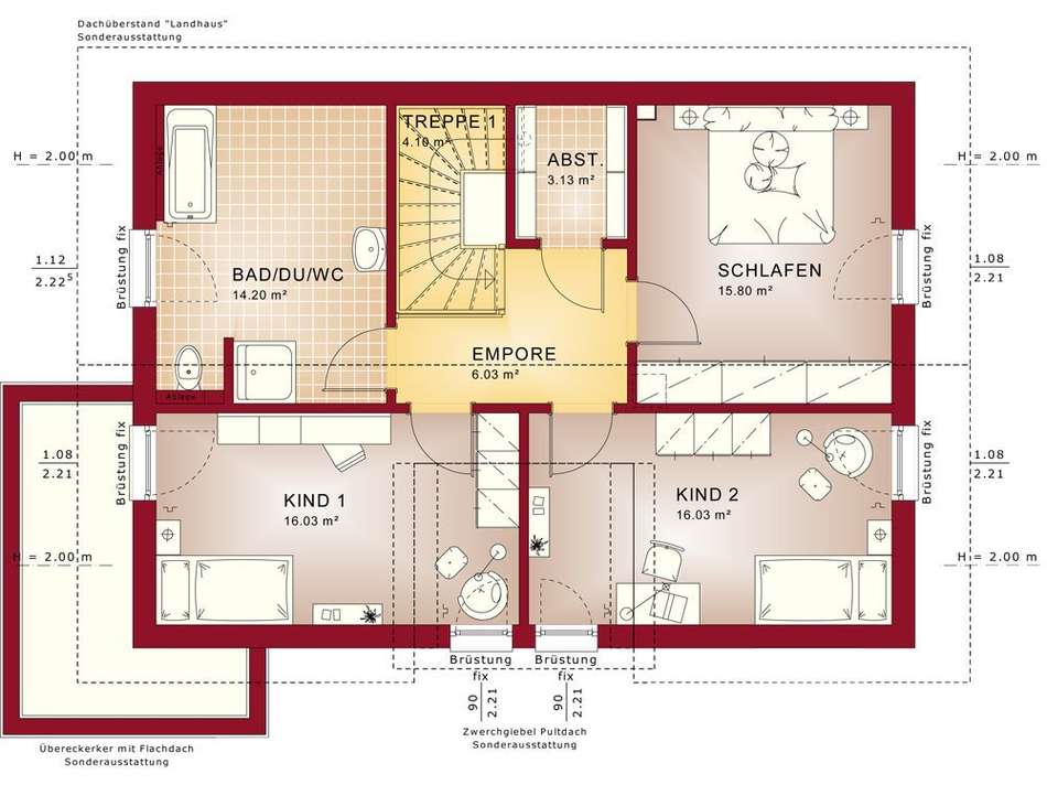 Grundriss EVO 148 V3 DG