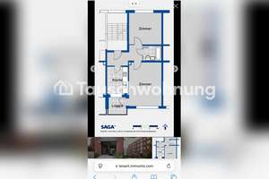 Tauschwohnung: 2 Zimmer Wohnung (500 EUR warm)