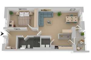 Bleibtreuweg 2, 1 L2 - Schöne 2-Zimmer Wohnung mit Balkon – Bleibtreuweg 2, 38106 Nordstadt, Braunschweig – Vorschaubild 2
