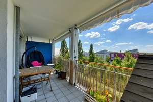 +++ Fernblick & Sonnenuntergang - hell & sonnig - 2 Balkone & 2 Bäder - inkl. EBK - TG optional +++ – Mahatma-Gandhi-Straße 9, 70376 Burgholzhof, Stuttgart – Vorschaubild 4