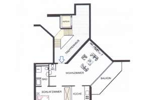 Beuel - am Rhein - helle u. elegante 2-2,5 Zi. Whng mit gr. Balkon, Einbauküche u. Wintergarten – Die vollständige Adresse der Immobilie erhältst du vom Anbieter., 53225 Beuel-Mitte, Bonn – Vorschaubild 2