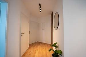 Stilvolle 1-Zimmer-Wohnung im Erstbezug – modern möbliert in ruhiger Lage – Die vollständige Adresse der Immobilie erhältst du vom Anbieter., 81827 Waldtrudering, München – Vorschaubild 11