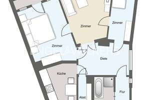 Modern saniert und bezugsfrei - Ihre Jugendstilwohnung in Leipzigs Zentrum – Die vollständige Adresse der Immobilie erhältst du vom Anbieter., 4103 Zentrum-Ost, Leipzig – Vorschaubild 10