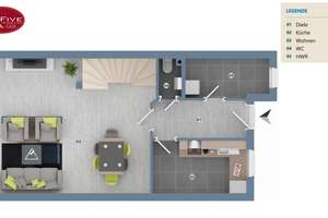 Gepflegtes und energieeffizientes RMH im beliebten skandinavischen Viertel / Alt-Wettbergen – Die vollständige Adresse der Immobilie erhältst du vom Anbieter., 30457 Wettbergen, Hannover – Vorschaubild 2