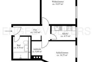 2-Zimmer-Wohnung in Schwabings Bestlage nahe Münchner Freiheit – Die vollständige Adresse der Immobilie erhältst du vom Anbieter., 80802 Münchner Freiheit, München – Vorschaubild 8