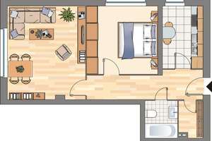 2-Zimmer-Wohnung in Flensburg Mürwik – Wasserlooser Weg 35, 24944 Wasserloos, Flensburg – Vorschaubild 8