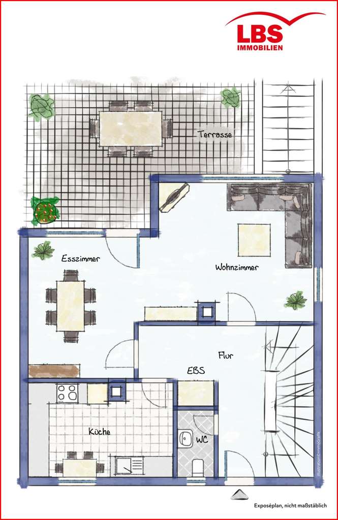 Immobilie in Marnheim - LBSi Alzey Reihenendhaus mit großem Garten - Bild 3