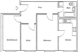 3-Raumwohnung am Waldrand
