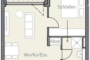 Erstbezug:  moderne 2-Zimmer-Wohnung  mit Ausblick – Prüfeninger Str. 78, 93049 Westenviertel, Regensburg – Vorschaubild 11