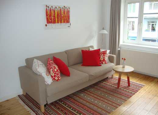 Schöne MÖBLIERTE 2-Zimmer-Wohnung mit Balkon und Einbauküche in Barmbek-Süd  - ideal für Pendler