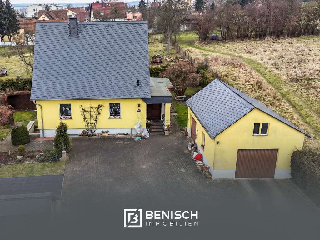 Immobilie in Priestewitz - Wo Ihre Leidenschaft Raum findet: Gepflegtes Familienidyll mit beeindruckender Halle für Visionäre - Bild 0