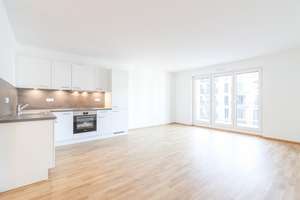 Großzügige, lichtdurchflutete Etagenwohnung mit Balkon und moderner Einbauküche – ERSTBEZUG! – Karoline-Veith-Straße 23, 60487 Bockenheim, Frankfurt am Main – Vorschaubild 1