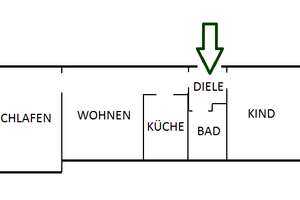 Bilk: kleines Hofhaus mit neuem Bad - wohnen mal anders – Witzelstraße 0, 40225 Bilk, Düsseldorf – Vorschaubild 10