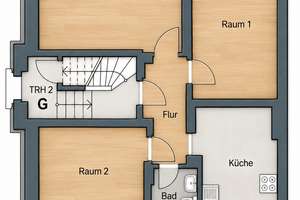 Zukunftssicher - Drei Zimmer, Balkon und Garten – Ihre neue Wohnung am Tierpark – 10319 Friedrichsfelde, Berlin – Vorschaubild 4