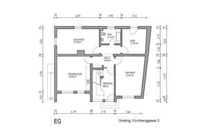 Wohnhaus mit bis zu 3 WE u. historischem Kaplanhaus sowie Garage u. Gartenidyll in Zentraler Lage – Kirchberggasse 3, 91171 Greding – Vorschaubild 6