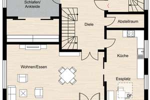 Traum-Maisonette in ruhiger Lage – Die vollständige Adresse der Immobilie erhältst du vom Anbieter., 71640 Oßweil, Ludwigsburg – Vorschaubild 3