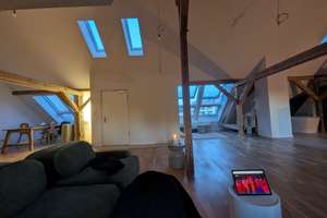 VIDEO Penthouse LOFT  ZENTRAL -  RUHIG -  HELL - AUSSICHT - GARTEN - PARKPLÄTZE – Glückstraße 7, 90763 Südstadt Industriegebiet, Fürth – Vorschaubild 17