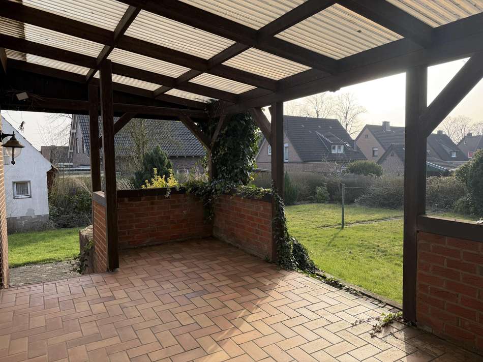 überdachte Terrasse