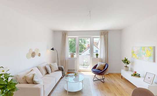 STYLISHES APARTMENT MIT BALKON UND (UN)BEZAHLBARER AUSSICHT INS GRÜNE!