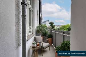 *4-Zimmer-Altbauwohnung mit Balkon, Stuck, Parkett und Einbauküche* – Knesebeckstr. 4, 10623 Charlottenburg, Berlin – Vorschaubild 13