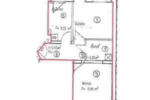 *Provisionsfrei* vermietete 2-Raum-Wohnung mit Balkon – Lessingstraße 11, 9130 Sonnenberg, Chemnitz – Vorschaubild 3