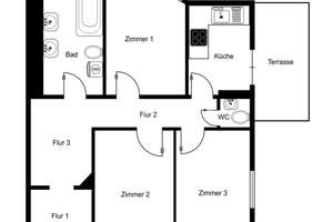 Perfekt für Sie oder eine WG - mit schöner Terrasse in Winterhude – Die vollständige Adresse der Immobilie erhältst du vom Anbieter., 22303 Winterhude, Hamburg – Vorschaubild 19