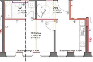 ++ Stilvolle, neuwertige 2 Zi.-Maisonette-Wohnung mit gehobener Innenausstattung // Atrium ++ – Die vollständige Adresse der Immobilie erhältst du vom Anbieter., 4318 Anger-Crottendorf, Leipzig – Vorschaubild 12