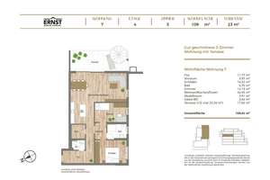 Gut geschnittene 3-Zimmer- Wohnung mit Terrasse – 79104 Herdern-Süd, Freiburg im Breisgau – Vorschaubild 5
