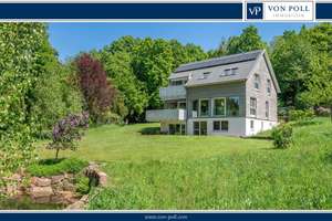 Einfamilienhaus – nachhaltig,  einzigartig mit Naturteich und parkähnlichem Grundstück - Bieterverfa
