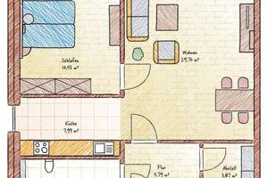 Neuwertige Zweizimmerapartments in zentraler Wohnlage von Oldenburg-Kreyenbrück – Die vollständige Adresse der Immobilie erhältst du vom Anbieter., 26133 Kreyenbrück, Oldenburg (Oldenburg) – Vorschaubild 14