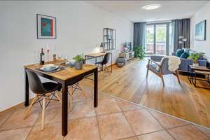 Möbliert: Lichtdurchflutete Wohnung, sehr schön möbliert – Die vollständige Adresse der Immobilie erhältst du vom Anbieter., 81829 Messestadt Riem, München – Vorschaubild 2