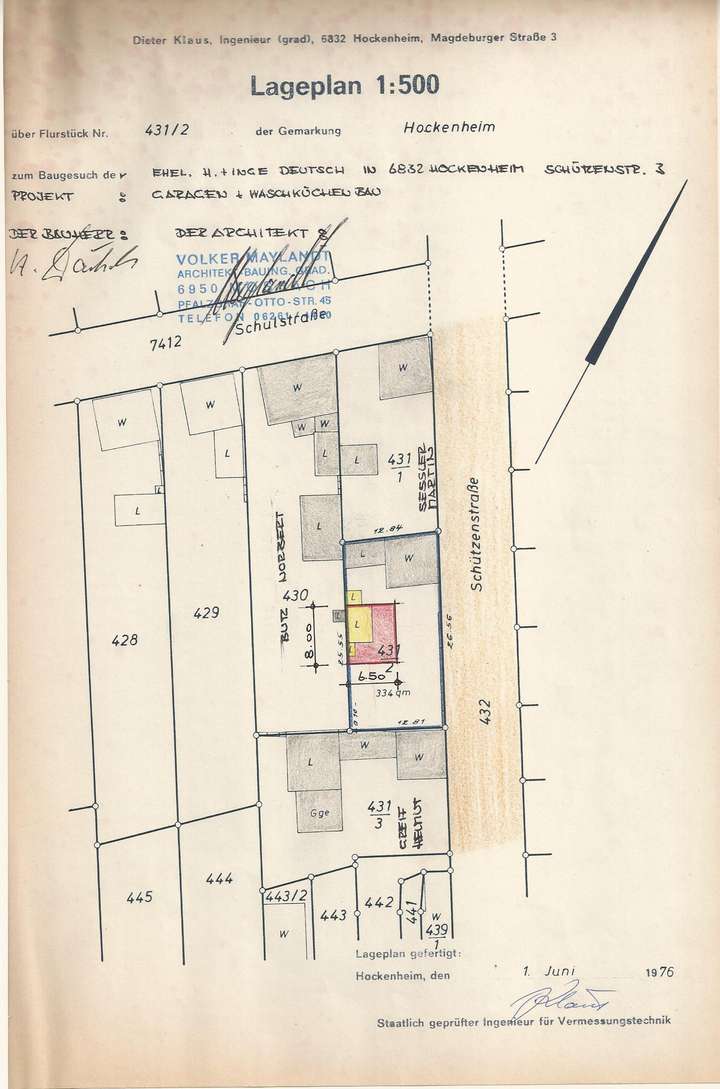 Lageplan Schützenstr. 3