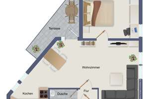 Ruhig und zentral gelegen, gut aufgeteilte 2-Zimmer-Wohnung im Stuttgarter Osten – Die vollständige Adresse der Immobilie erhältst du vom Anbieter., 70188 Uhlandshöhe, Stuttgart – Vorschaubild 18