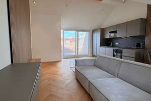 Aussergewöhnlicher Erstbezug: vollmöbliertes 2-Zimmer-Loft mit Terrasse über den Dächern Münchens – Schellingstrasse 32, 80799 Universität, München – Vorschaubild 11