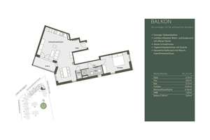 Von priv., Neubau: Helle 2,5-Zimmer-Whg. 76,37 qm mit EBK, TG Balkon in ruhiger, zentraler Lage – Artilleriestr. 1, 64285 Mitte, Darmstadt – Vorschaubild 4