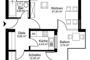 Helles Wohnen mit Südbalkon und idealer Anbindung in Moosach – Die vollständige Adresse der Immobilie erhältst du vom Anbieter., 80992 Alt-Moosach, München – Vorschaubild 11