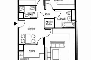Mainz-Finthen: 3-Zimmer-Wohnung mit Balkon  – Die vollständige Adresse der Immobilie erhältst du vom Anbieter., 55126 Finthen, Mainz – Vorschaubild 6