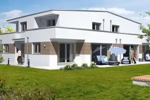 Bonn-Schweinheim - Neubau - riesige Doppelhaushälfte mit Keller - Massiv - Planungsphase. – Bonn – Vorschaubild 3