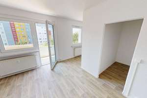 Ebenerdig erreichbare 1-Raum-Wohnung mit Balkon