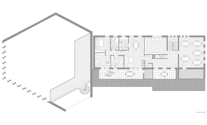 Skizze Kirche und Gemeindezent