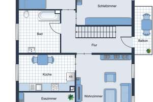 ** gepflegt und einzugsbereit ** Modernisiertes Einfamilienhaus mit Potenzial zum weiteren Ausbau – Die vollständige Adresse der Immobilie erhältst du vom Anbieter., 89567 Sontheim an der Brenz – Vorschaubild 20