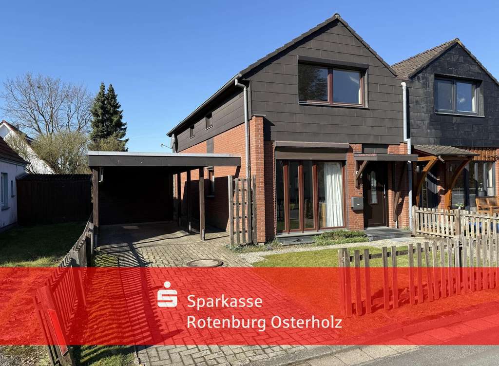 Immobilie in Tarmstedt - Charmante Doppelhaushälfte in ruhiger Lage von Tarmstedt - Bild 0