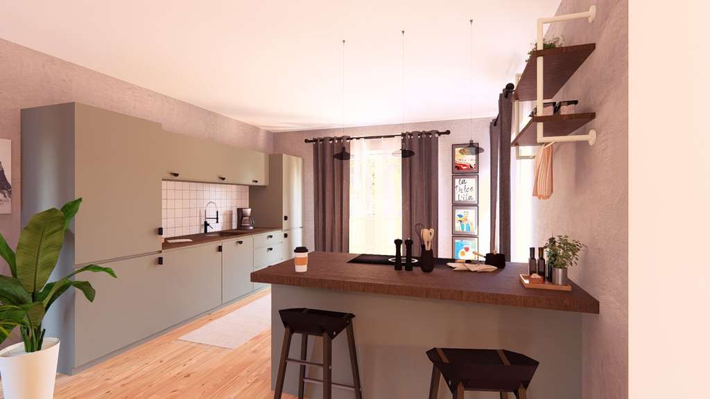 Immobilie in Steinbach am Glan - Lichtdurchfluteter Neubau im puristischen Bauhauslook #Highline_2 - Bild 4